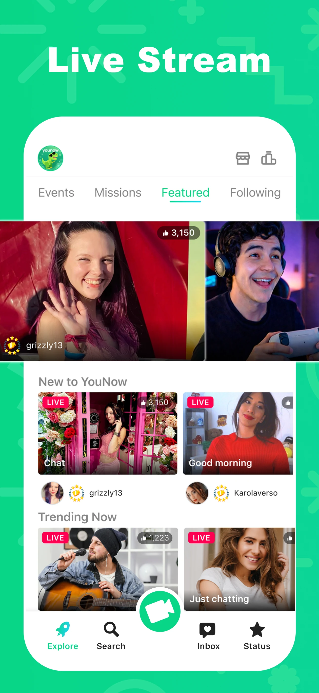 YouNow: Live Stream App screenshot